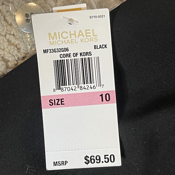 NWT Michael Kors Womens Miranda Fit Straight Leg Ankle Length Dress Pants Sz: 10 - Picture 4 of 10